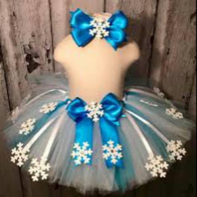 Rok tutu elsa frozen