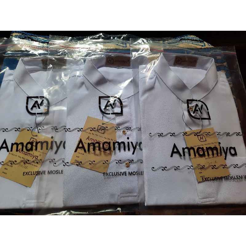baju taqwa putih/baju koko putih anak anak