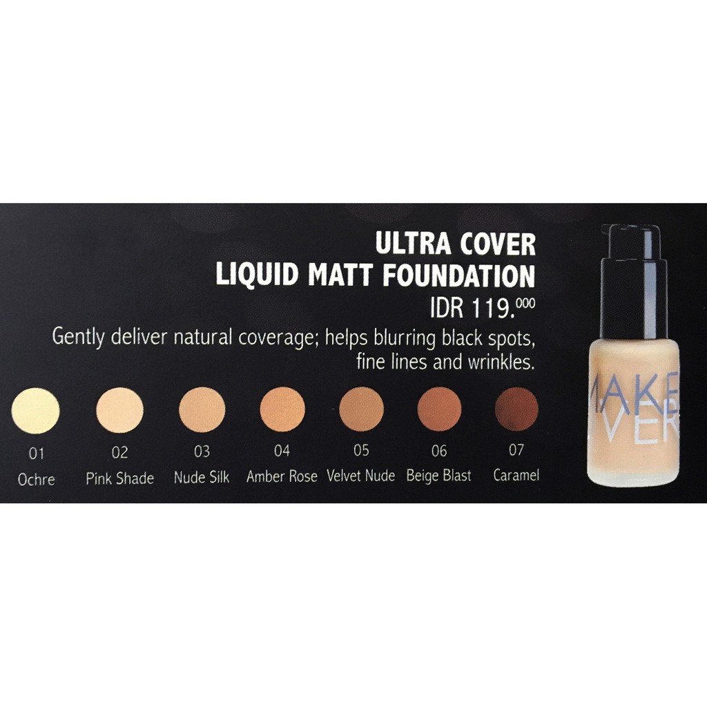 ultra cover liquid matt foundation