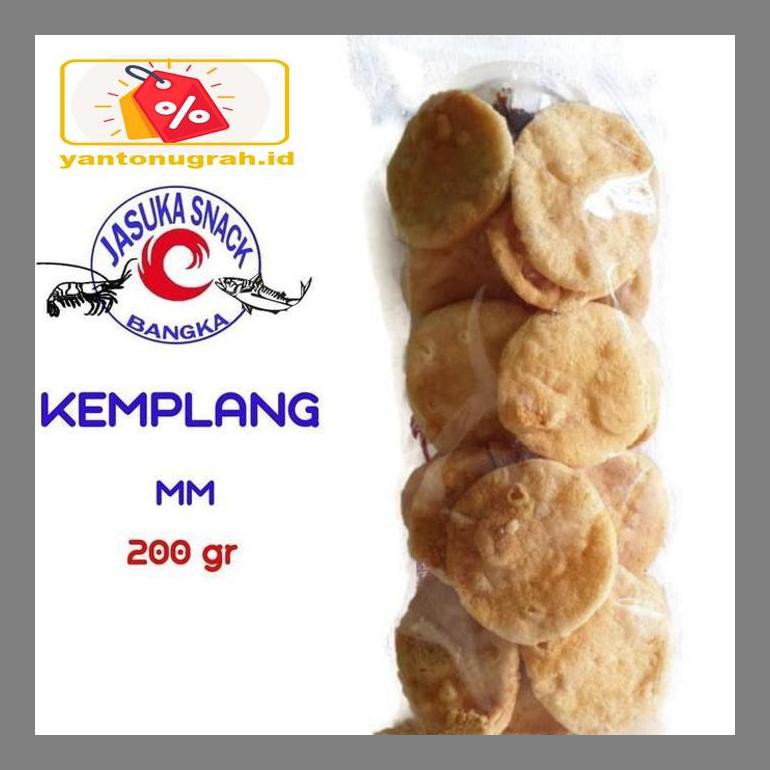 

S50Mkkar Kerupuk Kemplang Panggang Cap Mm 200Gr (Besar) / Makanan Khas Bangka Dr05Ytd