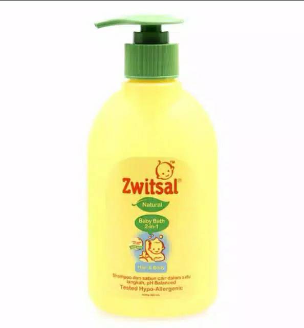 Zwitsal Baby Bath Natural 2in1 Hair &amp; Body 300ml