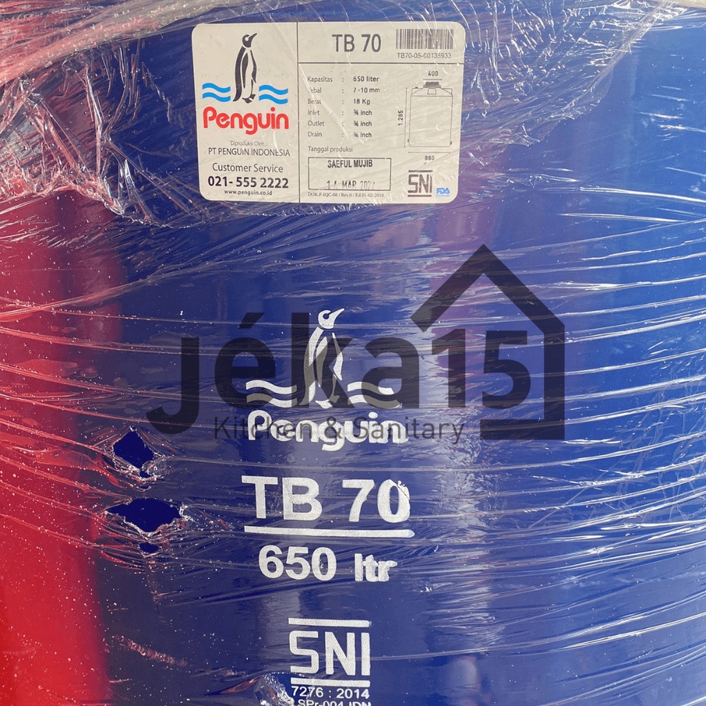 Tangki Air / Tandon / Toren PENGUIN TB 70 (650 Liter)