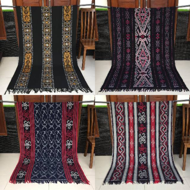 Kain tenun ethnic dayak kalimantan timur toraja asmat