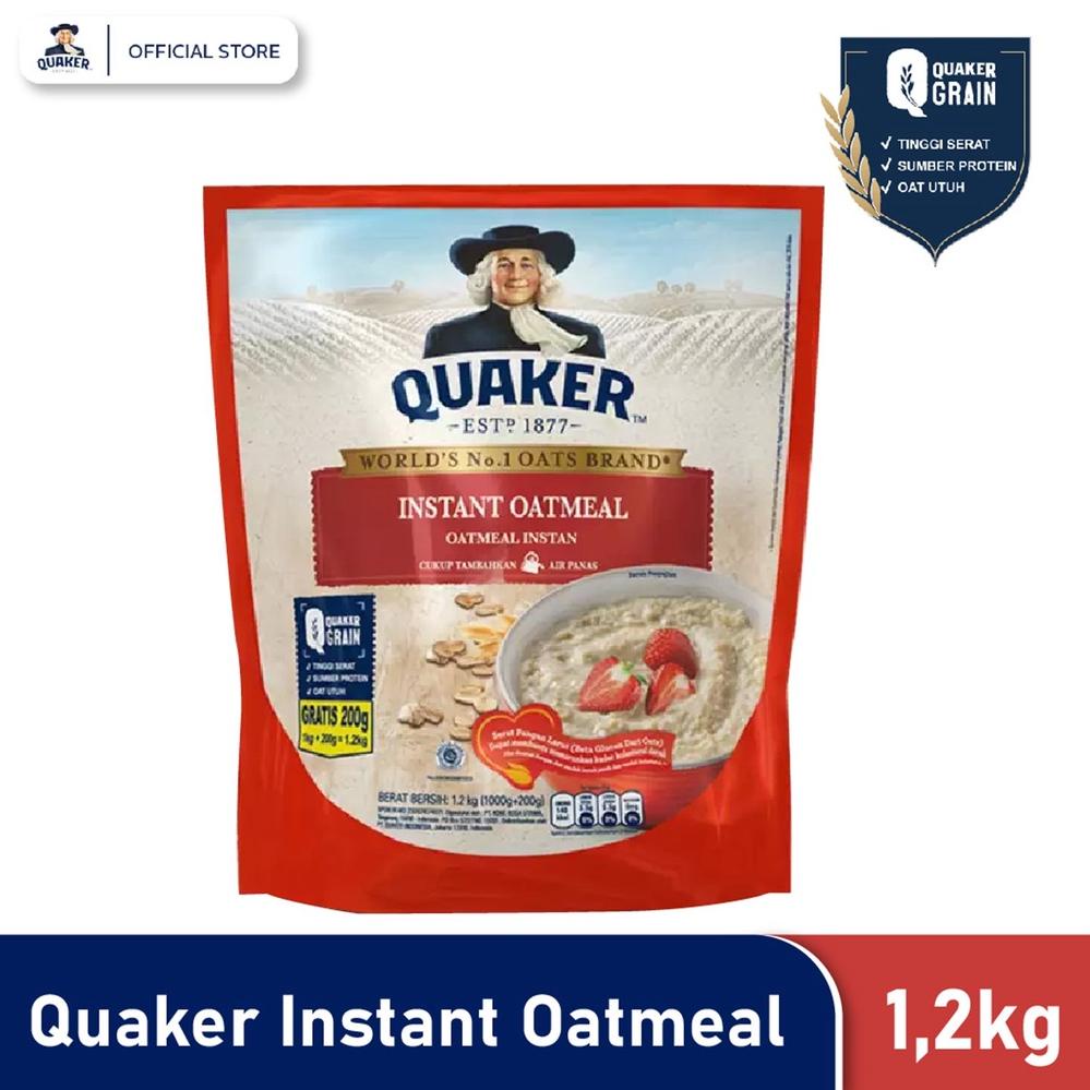 

(PROMO KIP96) Quaker Instant Oatmeal 1200 gr ★