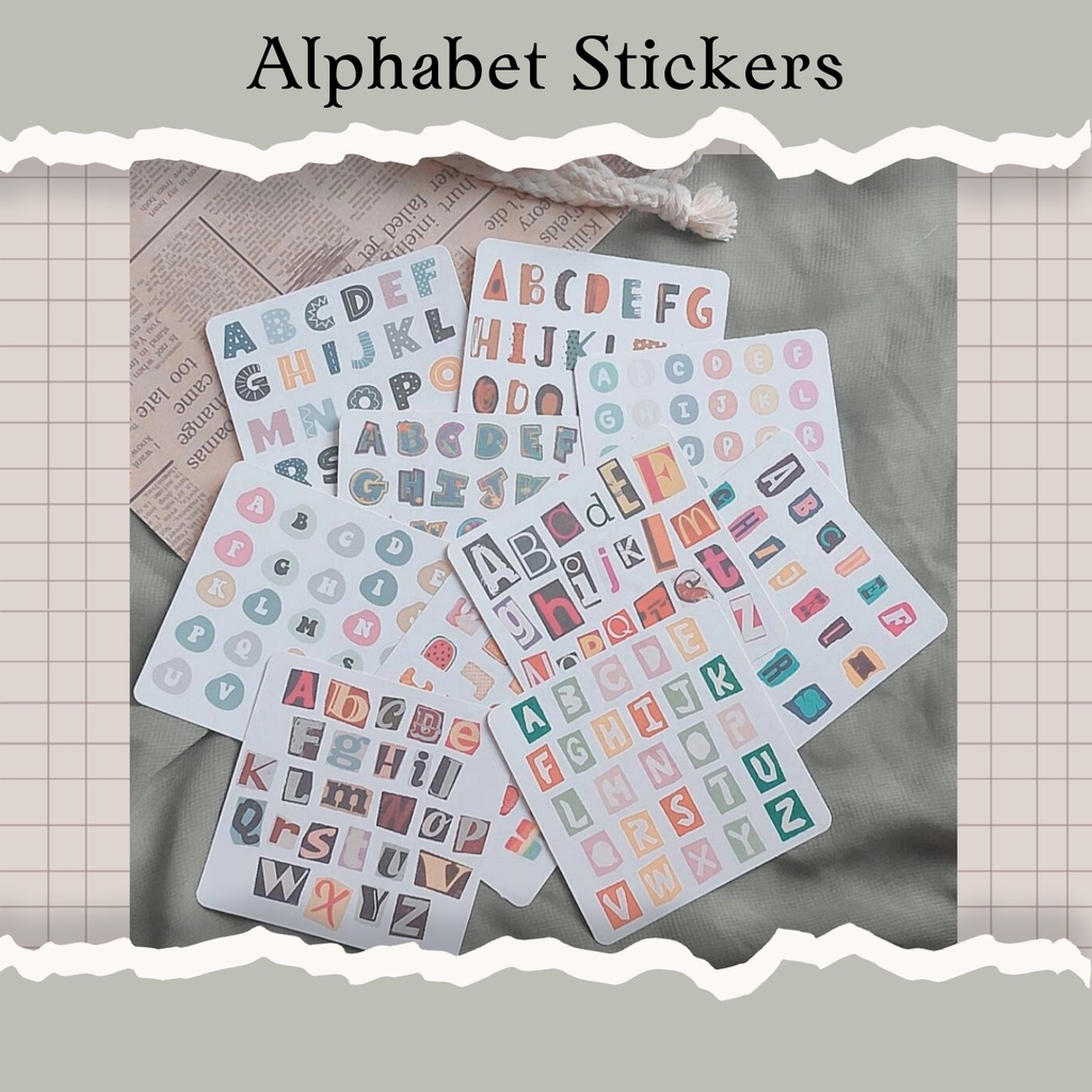 

Alphabet Stickers | stiker abjad | stiker abc | stiker alphabet | stiker huruf | stiker a-z | stiker jurnal | stiker murah | stiker deco