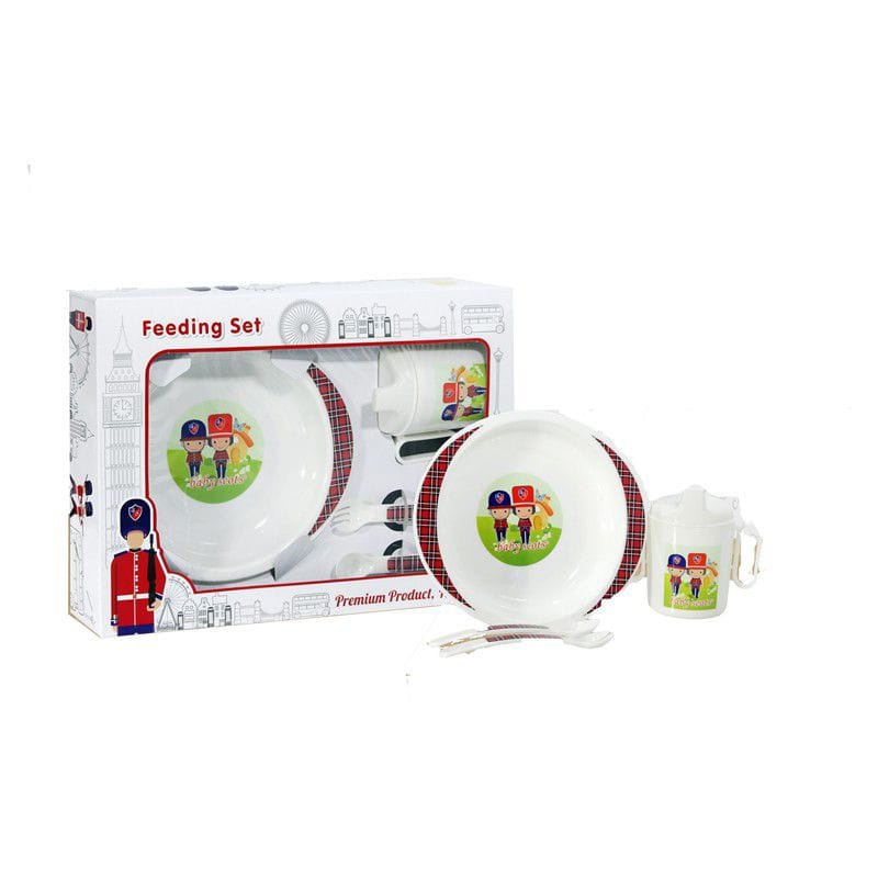 BABY SCOTS FEEDING SET Perlengkapan Makan Bayi / Kado Bayi / Set Tempat Makan Bayi FS 003