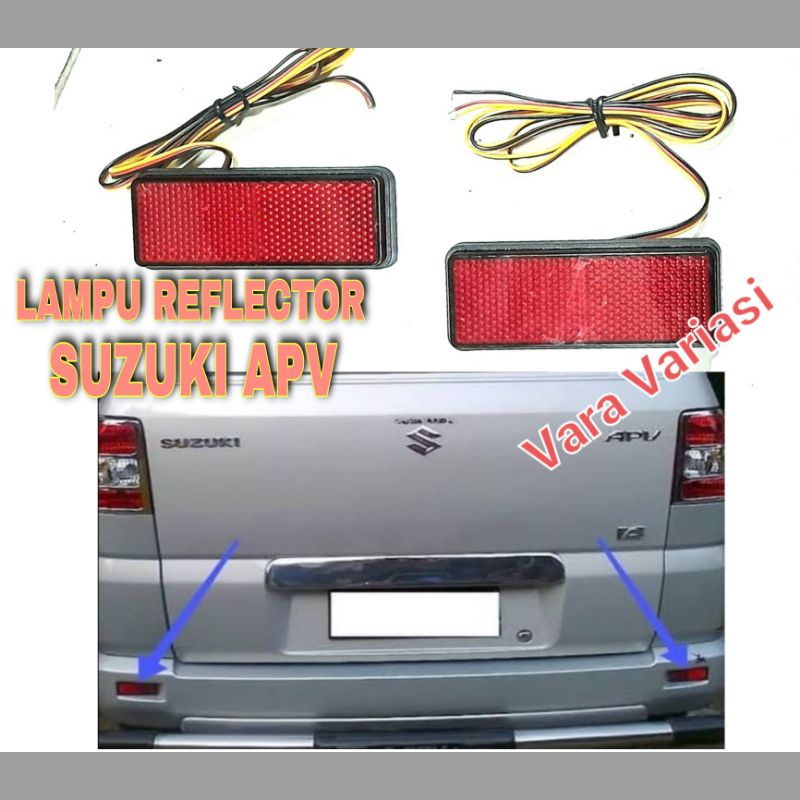 LAMPU REFLECTOR BUMPER BELAKANG SUZUKI APV / MATA KUCING BUMPER APV