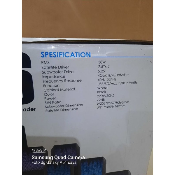 Spiker Aktif Bluetooth Dazumba DW 766