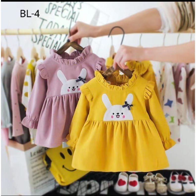 Dress Import Bayi Perempuan/ Gaun bayi/ Dress Anak