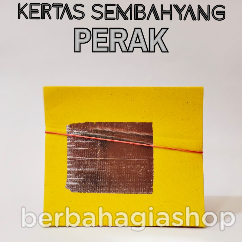 Kertas Sembahyang Arwah Leluhur Perak Mok Besar 1 Ikat Merek Chikung Cikong Gincoa Guncua Chi Kung