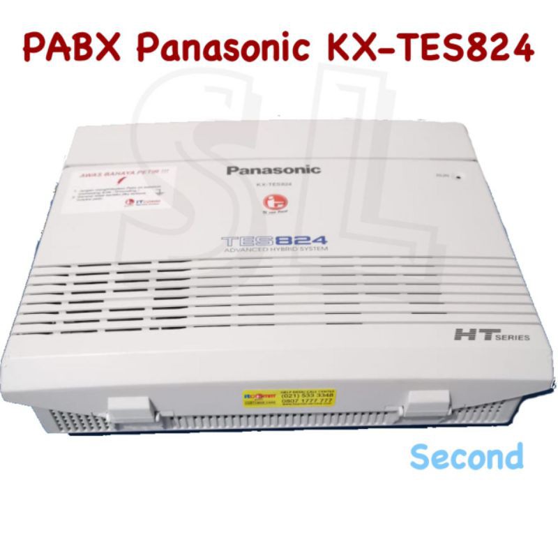 KXTES 824 PABX Panasonic Kapasitas 3 line 8 Ext Secon/Bekas Mulus