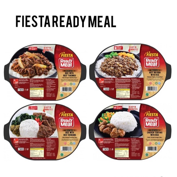 

Ready Meal Yakiniku , Bulgogi ,Rendang ,Teriyaki 320 gr