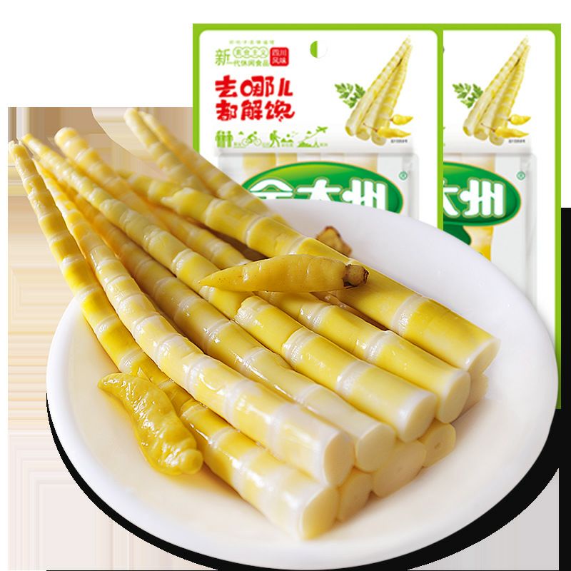 

Bamboo shoot tip pickled chili flavour 金大州 笋尖 泡椒味