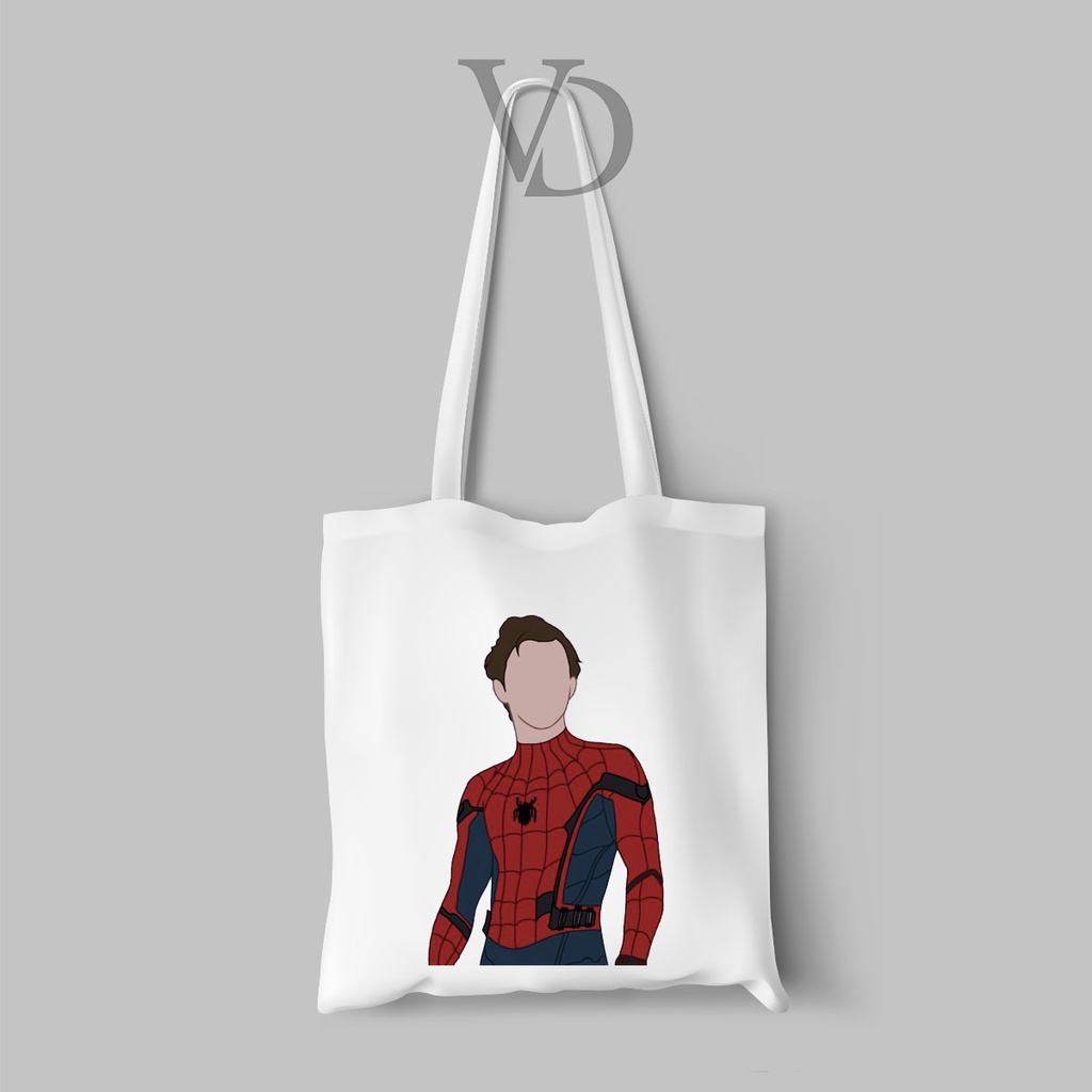 tote bag kanvas model spiderman no way home / totebag / tas belanja / AVENGERS