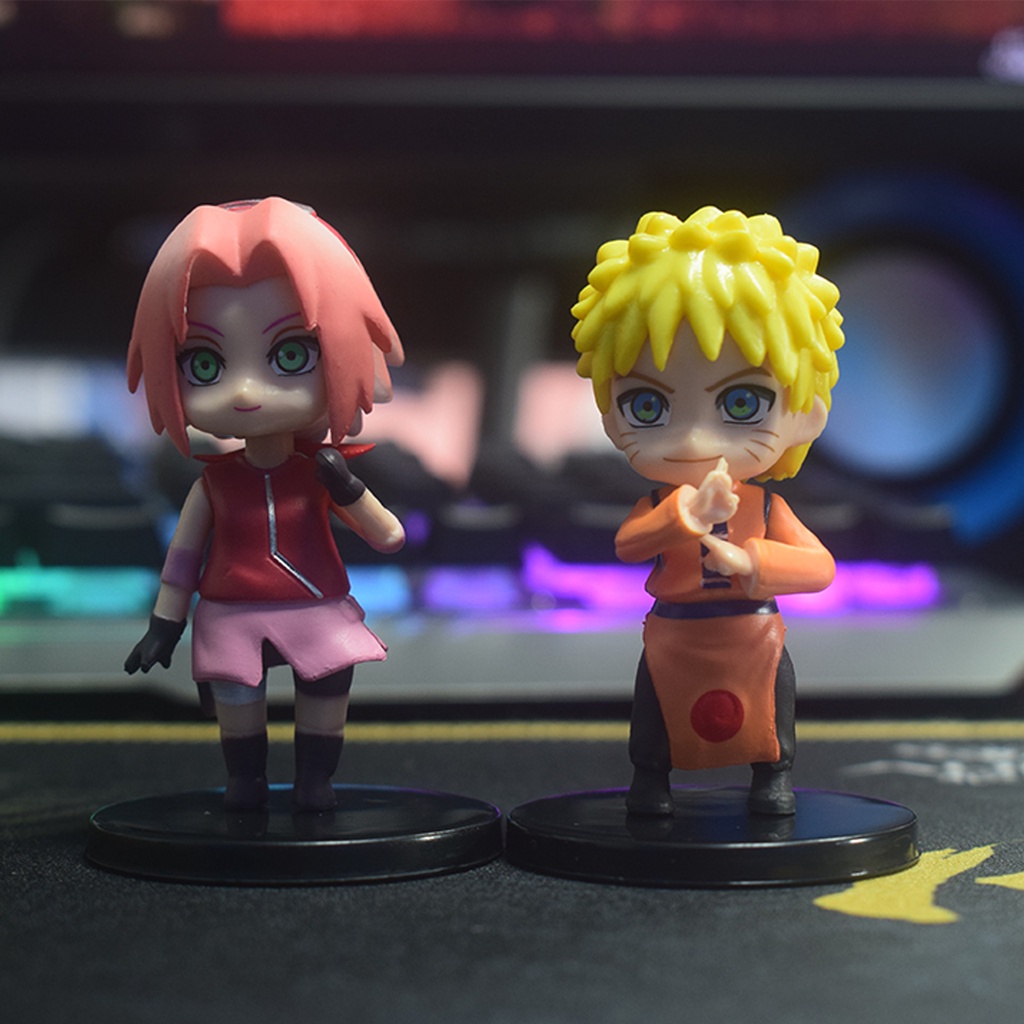 Boneka Pajangan Action figure model Naruto Untuk Dekorasi