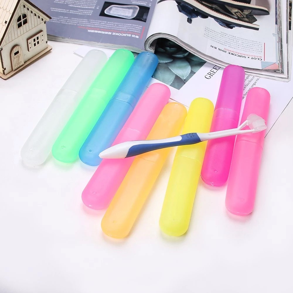 Tempat Box Kotak Penyimpanan Sikat Gigi / Travel Toothbrush Case Sikat Gigi Portable