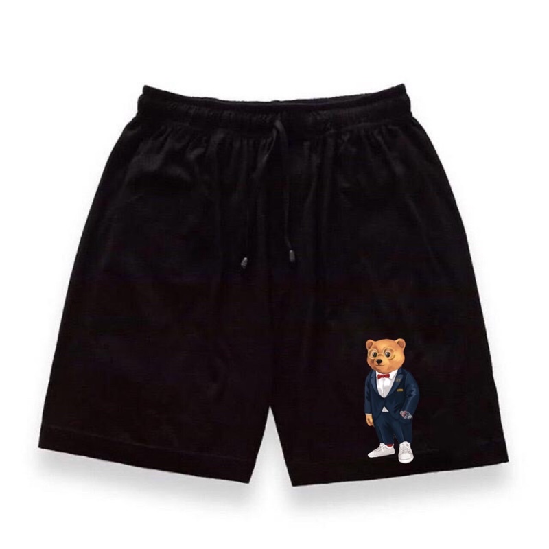 Boxer Hitam Printing Dtf Hype Bear