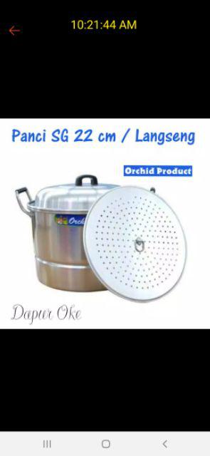 Panci Serbaguna 22 Cm Orchid / Steamer / Langseng