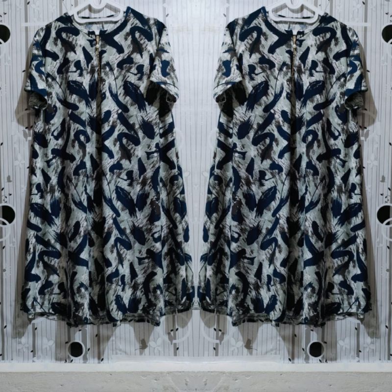DASTER CANTIK TISYA SUPER JUMBO JERSEY KOREA LD 120-160 PB 105