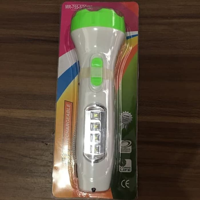 Senter Emergency LED M2000 MR755STTC 755 Cahaya Putih Terang