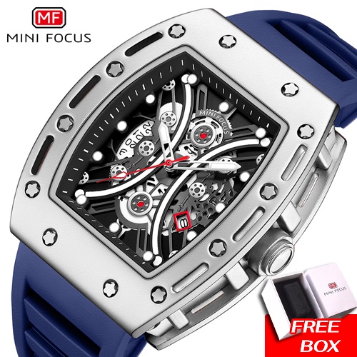 [GARANSI] Mini Focus Jam Tangan Pria Mewah Model Otomatis Original MF0420G