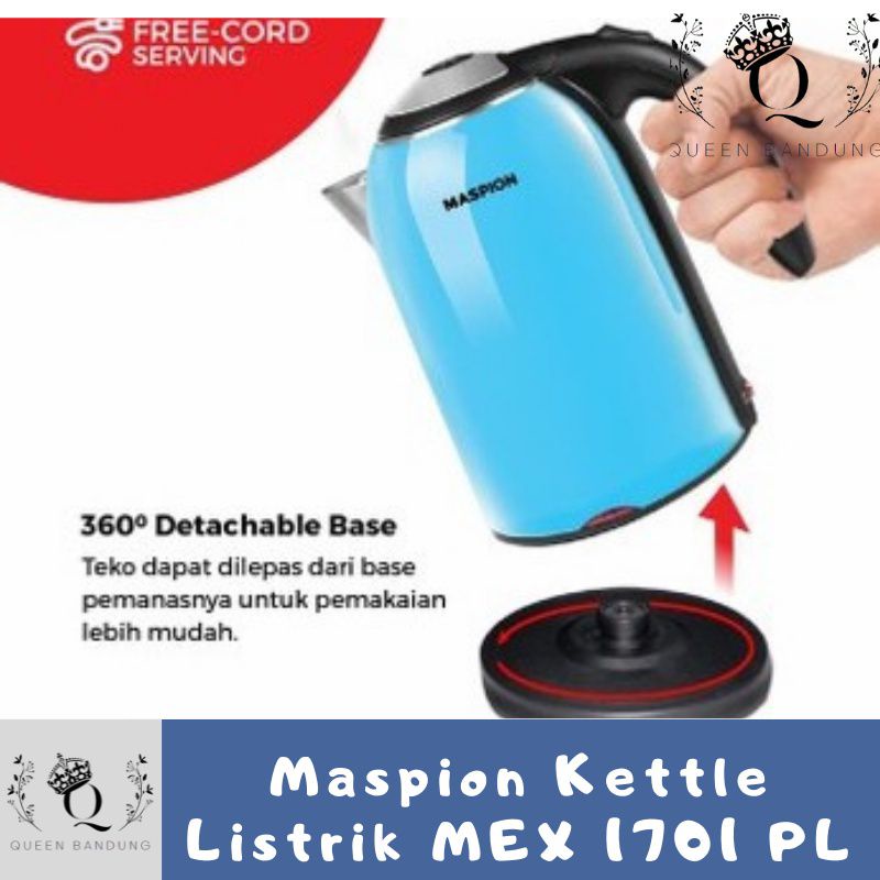 Maspion Kettle Electric MEX 1701 PL