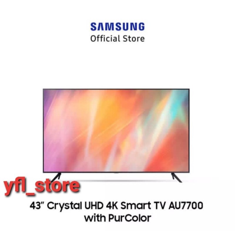 LED TV UHD 4K SMART TV 43 inch AU7700 WITH PURECOLOR