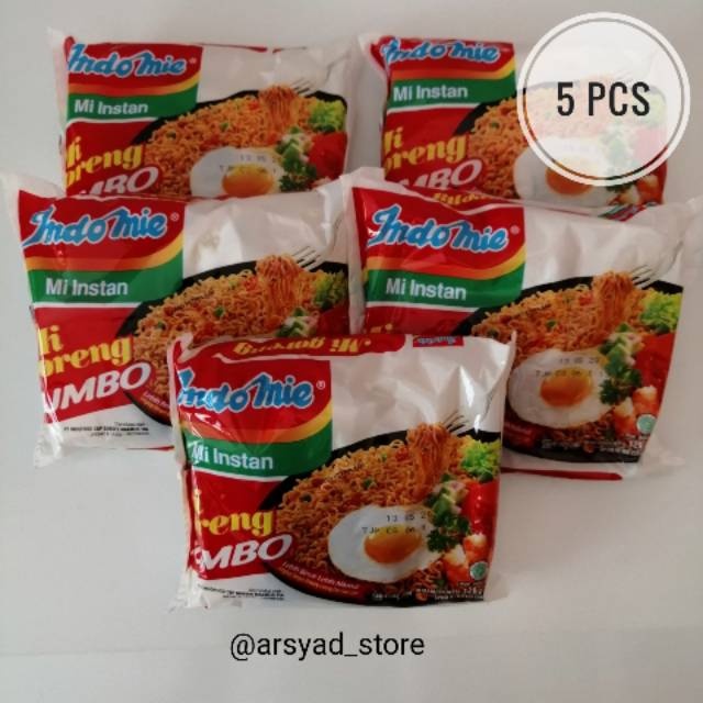 

Indomie Mie Instan Rasa Goreng Spesial Jumbo 129gr isi 5 pcs