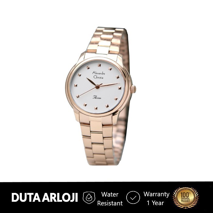 Alexandre Christie AC 2835 LH BRGSL Analog Women Stainless Steel