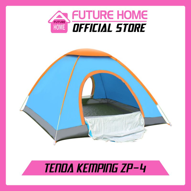 Tenda Camping Otomatis Biru Tenda Otomatis Outdoor &amp; Indoor Tenda Gunung