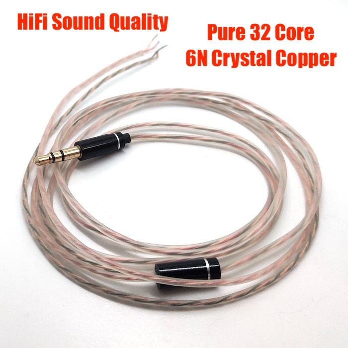 Full Upgrade 6N Soft Crystal Copper Transparent Cable Replacement