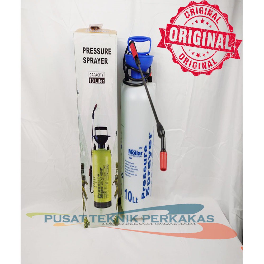 SPRAYER MANUAL 10 LITER MOLLAR PRESSURE ALAT PENYEMPROT TANAMAN HAMA