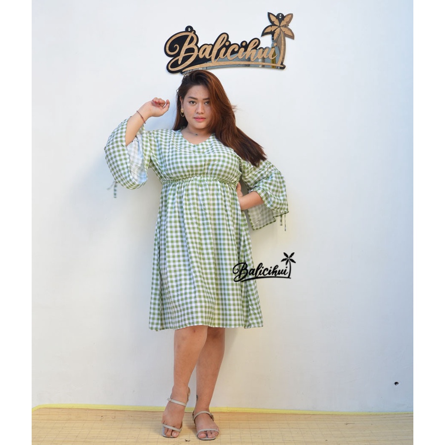 Balicihui Dress Emily Dress Jumbo Plus Size Dress Wanita Dress Bali  Bigsize Dress