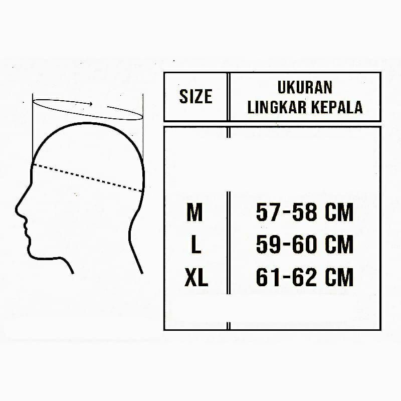 Helm KYT 2 vision ORIGINAL MURAH DOT dan SNI Helm indonesia-3
