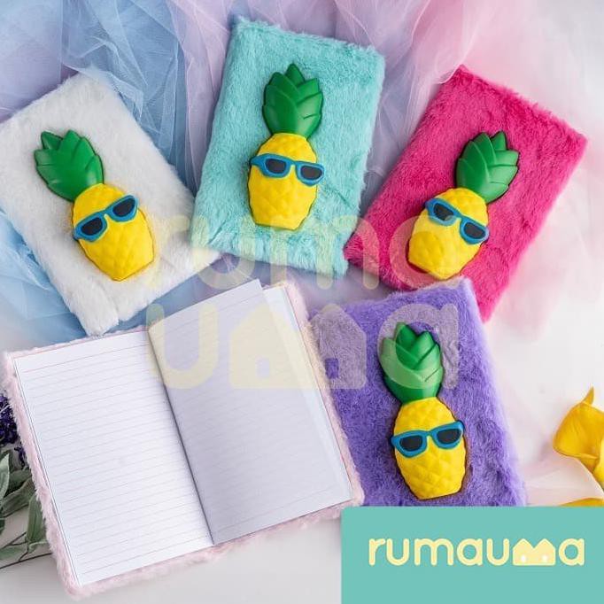 

Best Produk] Rumauma Squishy Nanas Buku Pineapple Bulu Diary Unik Lucu Murah - Putih