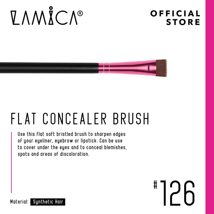 Brush-Make-Up- Lamica Flat Concealer Brush - Makeup Brush / Kuas Makeup -Make-Up-Brush.