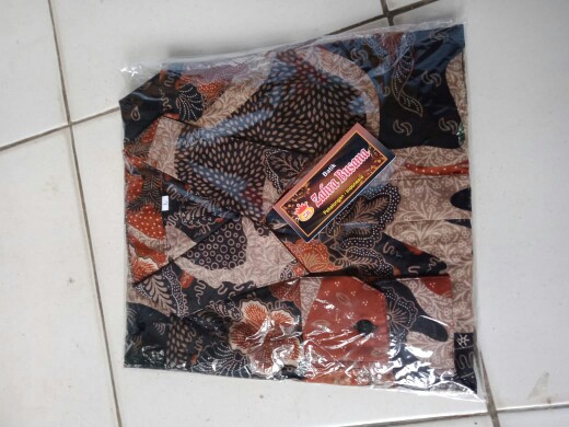 Kemeja Batik Pria Lengan Panjang  Size M L Xl Xxl Bswart Batik  Hrb026