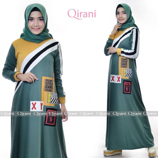  Gamis  kaos  import  gamis  terbaru  original by qirani doniq 