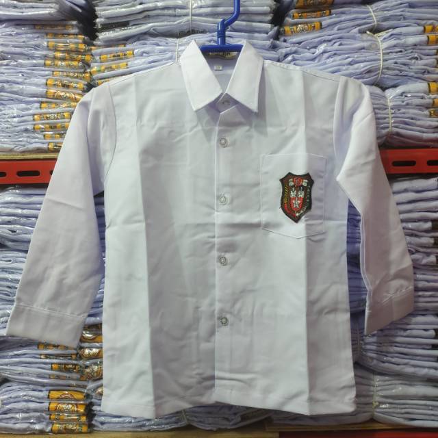 Seragam Sekolah Baju SD Oxfor Super Lengan Panjang