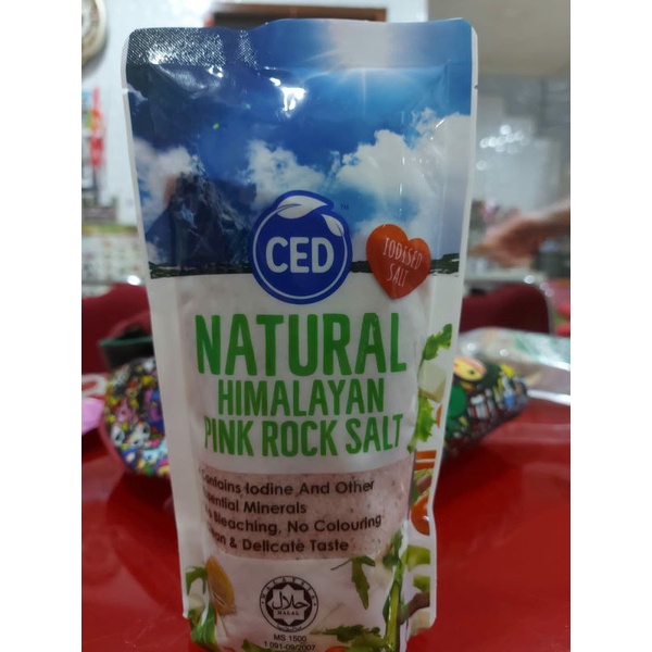 

CED Natural Himalayan Pink Rock Salt Garam Himalaya 500gr