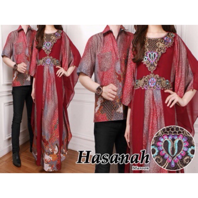 Terlaris  AB Agen Baju Official Shop - CP  HASANNAH COUPLE