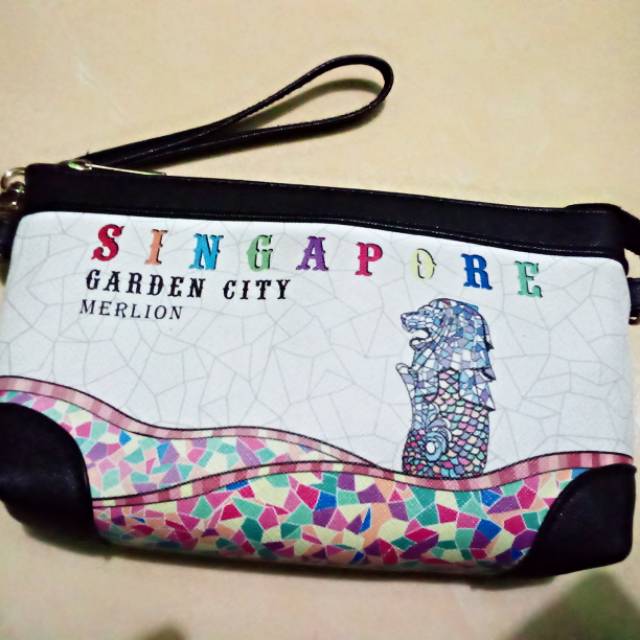 Tas Singapura Selempang Garden Merlion