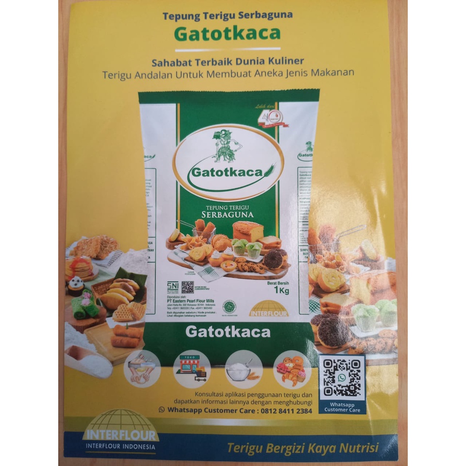 

Tepung Terigu Gatot Kaca dan Kompas
