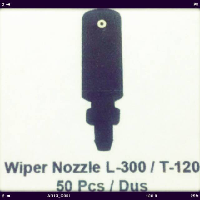 Wiper Nozzle/ Washer Nozle/ Nozel. semprotan air mobil L300/ T-120/ T120