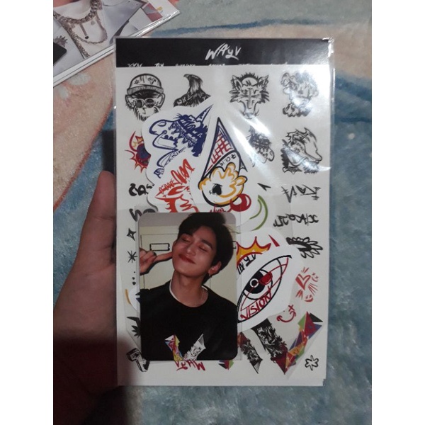 (Booked) Lucas Tattoo Luggage Sticker Set - MD Designed By Ten