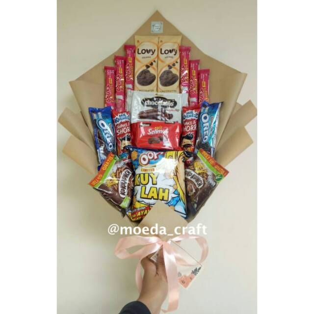 

Buket Snack Hadiah Ultah Sidang Wisuda