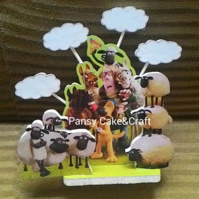 SALE Cake topper Shaun The Sheep