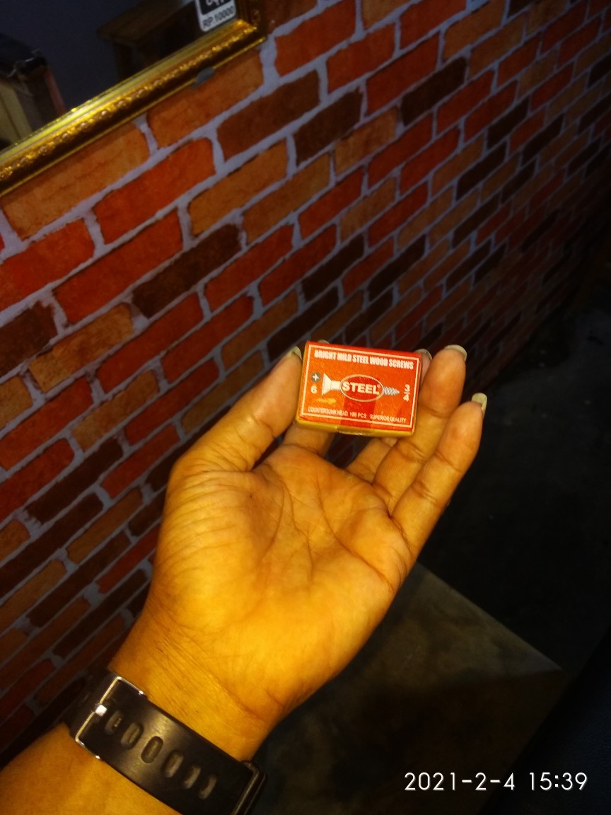 Sekrup Kayu Kepala Plus 1/2 × 3 Steel