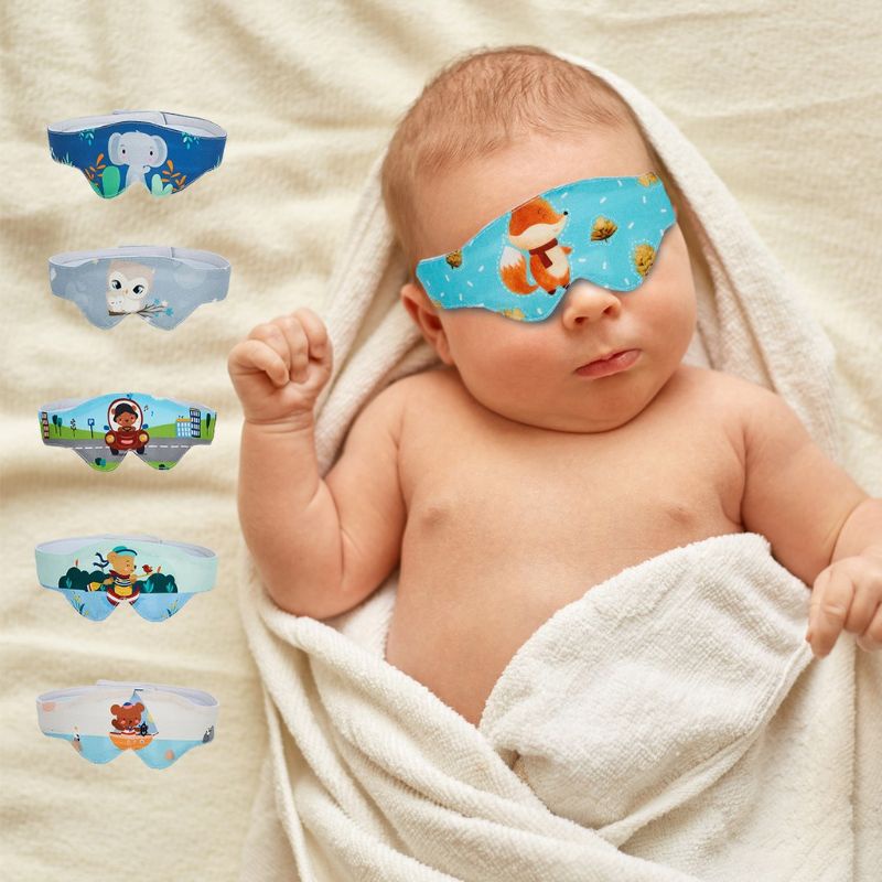 Clency eyes mask baby print animal series