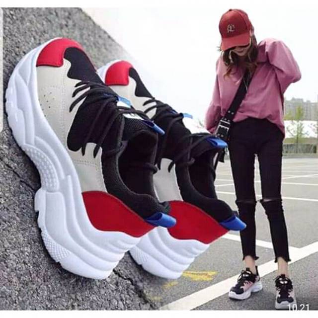 TmO - 8.8 Sale sepatu wanita sneakers fashion trendy korean style Am01/sepatu wanita fashion kekinian termurah bisa cod size 37-40